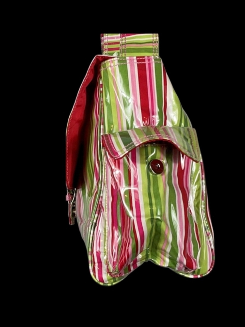 Kalencom Striped Pink & Green Baby Bag - Picture 5 of 10